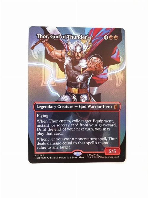 Thor, God of Thunder (Borderless) (0369) (Foil)