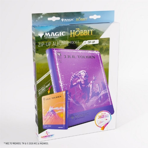 The Hobbit - Gollum, Riddle Master // The Lonely Mountain Zip-Up Album 18-Pocket (NEW)