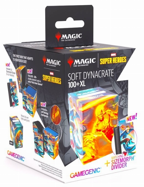Marvel Super Heroes Soft Dynacrate 100+ XL Deck Box - Fantastic Four (NEW)