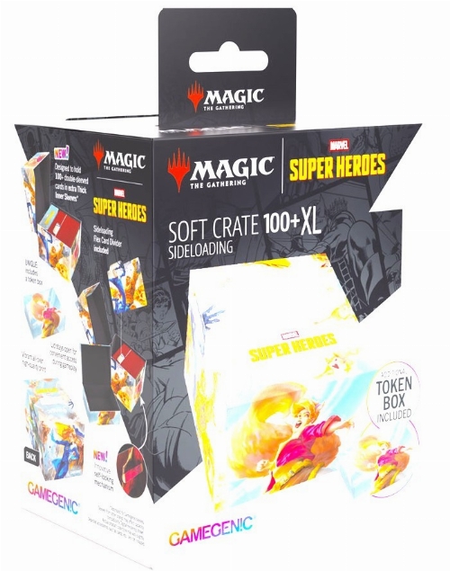 Marvel Super Heroes Soft Crate 100+ XL Deck Box - Go Nuts! (NEW)