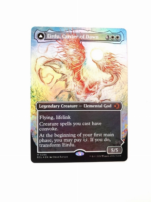 Eirdu, Carrier of Dawn // Isilu, Carrier of Twillight (Borderless) (Foil)