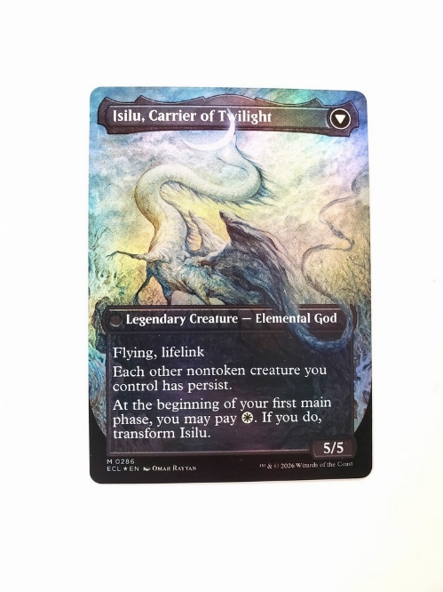 Eirdu, Carrier of Dawn // Isilu, Carrier of Twillight (Borderless) (Foil)