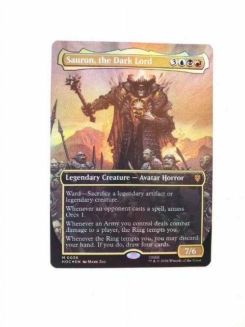 Sauron, the Dark Lord (Borderless) (Foil)