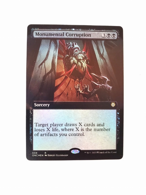 Monumental Corruption (Extended Art) (Foil)