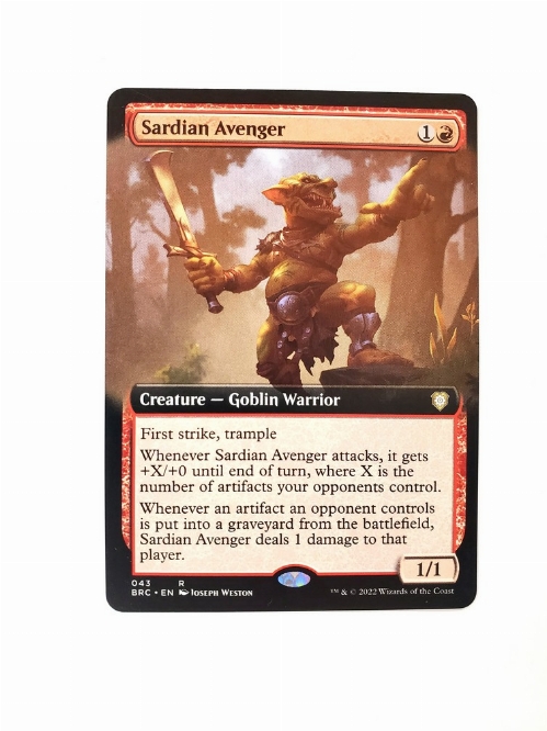 Sardian Avenger (Extended Art)
