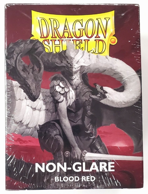 Dragon Shield: Non-Glare Blood Red Matte - Standard Size (NEW)