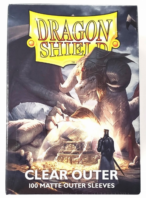 Dragon Shield: Clear Outer Matte Outer Sleeves - Standard Size (NEW)