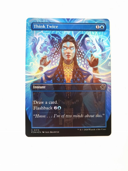 Think Twice (Borderless) (Foil)