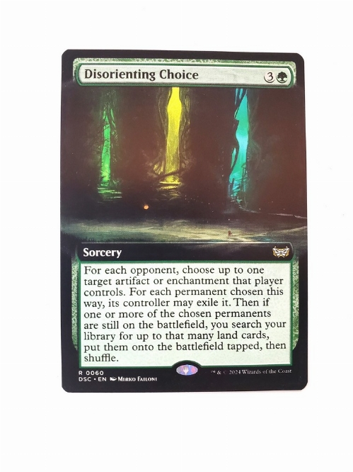 Disorienting Choice (Extended Art)
