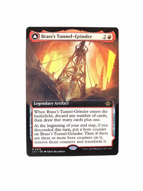 Brass's Tunnel-Grinder // Tecutlan, the Searing Rift (Extended Art)