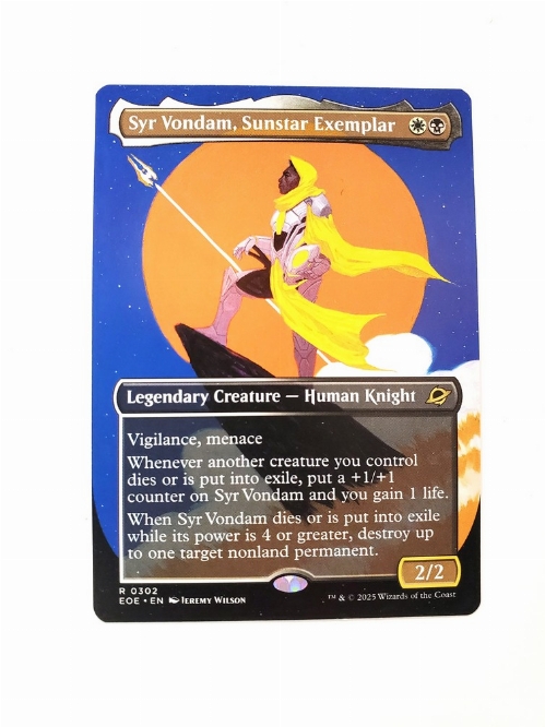 Syr Vondam, Sunstar Exemplar (Borderless)