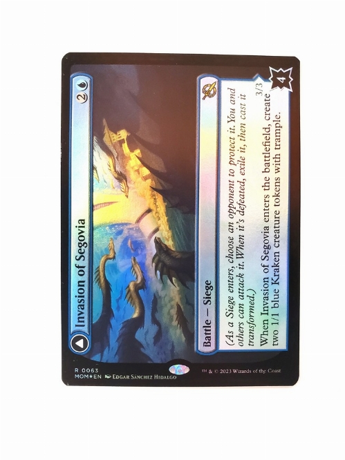 Invasion of Segovia // Caetus, Sea Tyrant of Segovia (Foil)