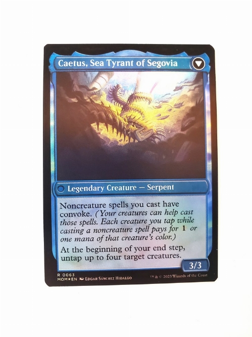 Invasion of Segovia // Caetus, Sea Tyrant of Segovia (Foil)