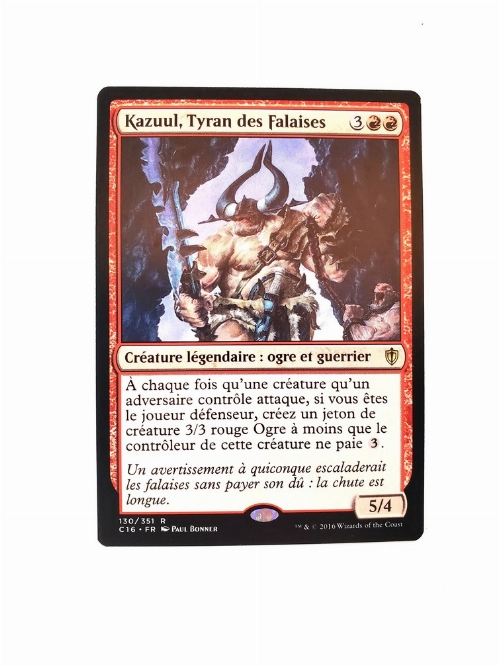 Kazuul, Tyrant of the Cliffs (Francaise)