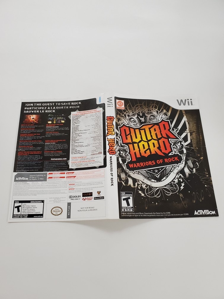 Guitar Hero: Warriors of Rock (B)