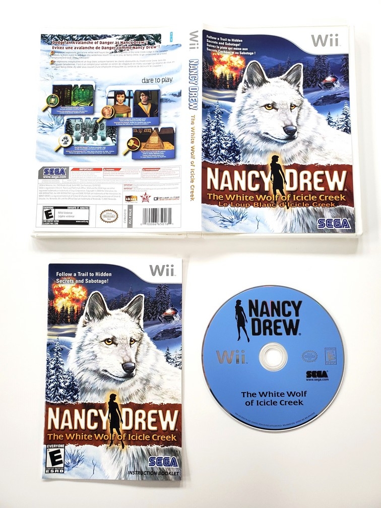 Nancy Drew: The White Wolf of Icicle Creek (CIB)