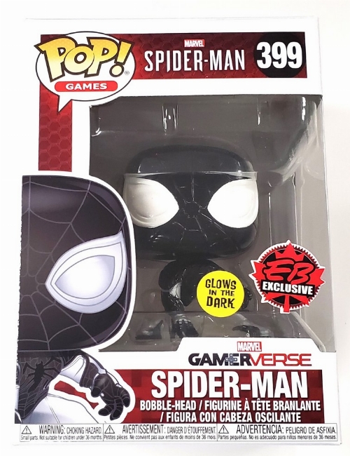 Spider-Man (GamerVerse) - Spider-Man (Glows in the Dark - EB Games Exclusive) #399 (NEW)