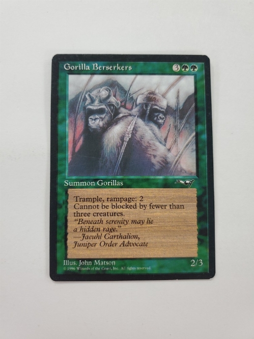 Gorilla Berserkers (Closed Mouth)